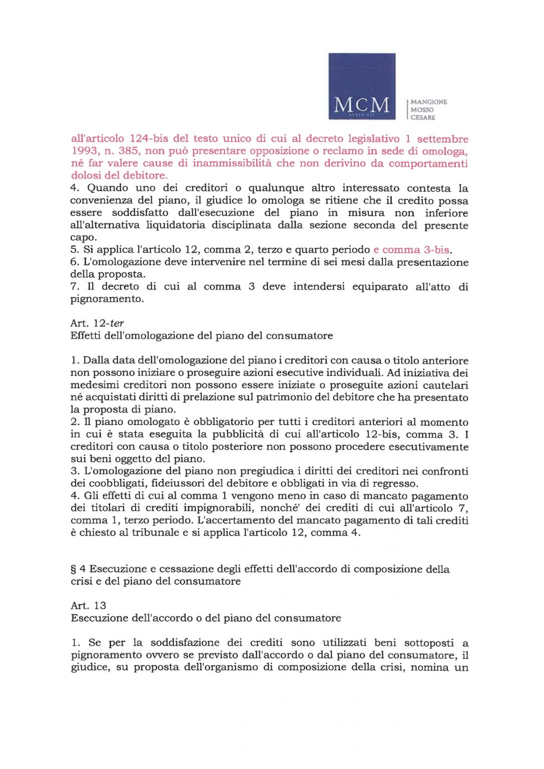 legge-aggiornata-3-2012-mcm-avvocati